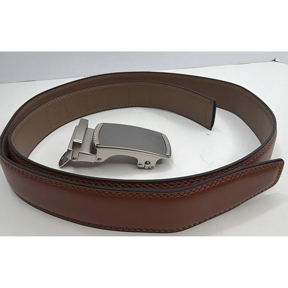 CHAOREN Mens Dress Belt  Micro Adjustable Belts Fits 32